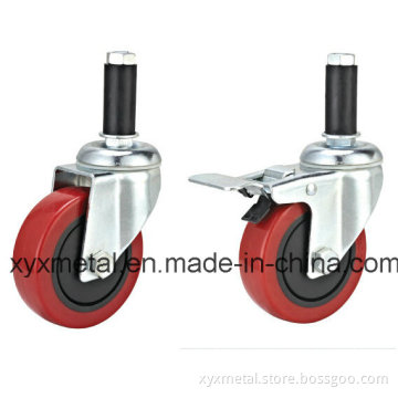 Medium Duty Double Bearing Rotating Mute Design Caster